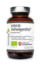 Ashwagandha KSM-66 HỮU CƠ 60 viên nang KENAY
